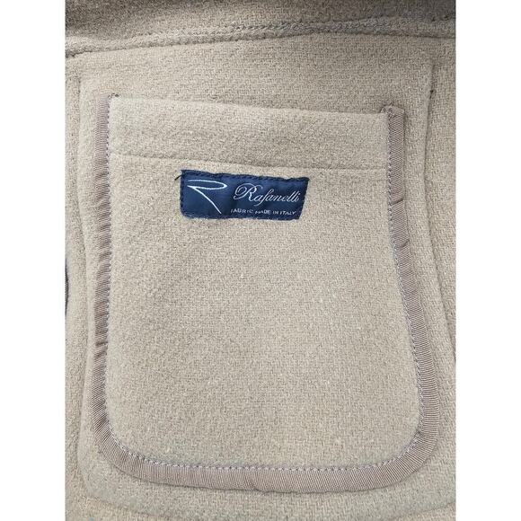 Abercrombie & Fitch Men's Small Camel Rafanelli Wool Jacket - Picture 5 of 12